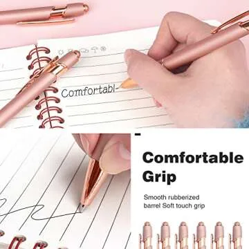 6 Pack 2-in-1 Stylus Ballpoint Pen Set for All Occasions