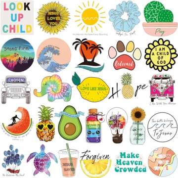 200Pcs Inspirational Christian Stickers for Vision Board