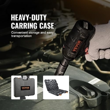 VEVOR 1/2" Drive Impact Socket Set, 65 Piece Tools