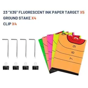 Highwild Adjustable Target Stand Base for Paper Shooting Targets Cardboard - H Shape - USPSA/IPSC - IDPA Practice - Upgraded Version (1 Pack)