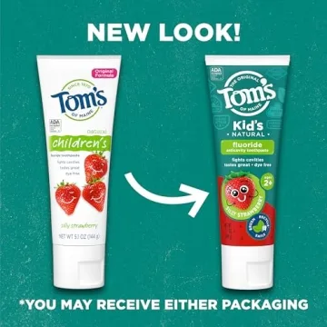 Tom's of Maine Kids Fluoride Toothpaste - Silly Strawberry