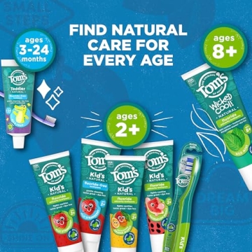 Tom's of Maine Kids Fluoride Toothpaste - Silly Strawberry