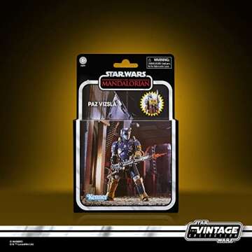 STAR WARS The Vintage Collection Paz Vizsla, The Mandalorian 3.75-Inch Collectible Action Figures, A...