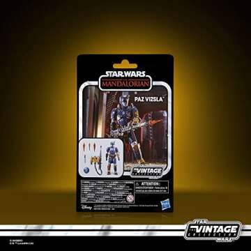 STAR WARS The Vintage Collection Paz Vizsla, The Mandalorian 3.75-Inch Collectible Action Figures, Ages 4 and Up