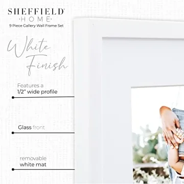 Sheffield Home 9 Piece Gallery Wall Frame Set