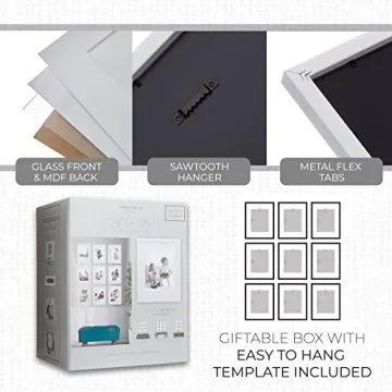 Sheffield Home 9 Piece Gallery Wall Frame Set