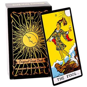 Vitacera Tarot Cards Deck with Guidebook & Bag - Classic Artwork