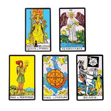 Vitacera Tarot Cards Deck with Guidebook & Bag - Classic Artwork