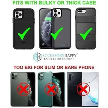 Premium AH Men Phone Holster Case with Belt Clip