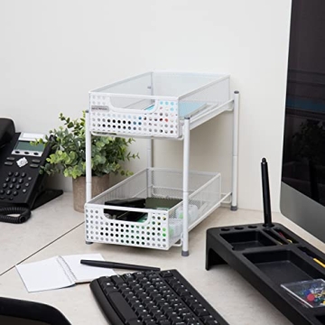 Mind Reader 2 Tier Accessory Organizer for Any Space