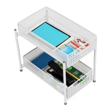 Mind Reader 2 Tier Accessory Organizer for Any Space