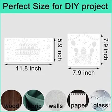 15 Birthday Stencils for Creative Celebrations