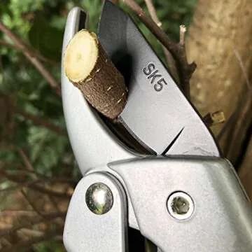 gonicc 8" Professional SK-5 Steel Blade Sharp Anvil Pruning Shears (GPPS-1001),Less effort. Pruning Scissors, Bonsai Scissors