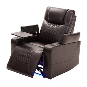 Comfort Merax Electric Recliner with USB Port and Tray Table