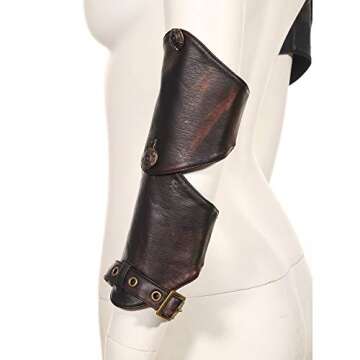 Vintage GEAR RAVE Steampunk Leather Bolero Jacket