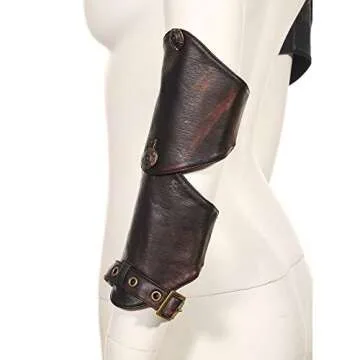 Vintage GEAR RAVE Steampunk Leather Bolero Jacket