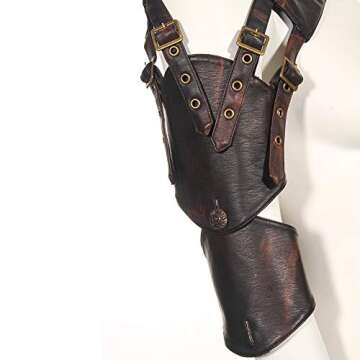 Vintage GEAR RAVE Steampunk Leather Bolero Jacket