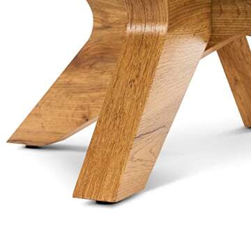 ivinta Round Glass Coffee Table for Modern Homes