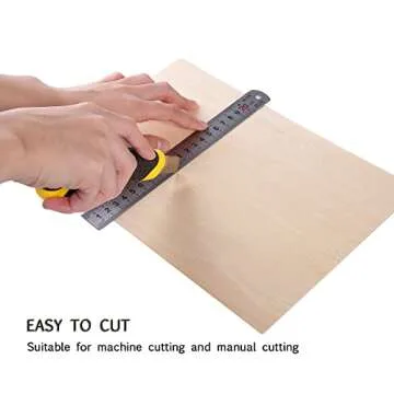 High-Quality Basswood Sheets for Crafting - 20 Pieces