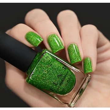 ILNP Someday Holographic Lime Green Nail Polish
