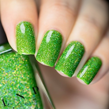 ILNP Someday Holographic Lime Green Nail Polish