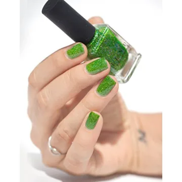 ILNP Someday Holographic Lime Green Nail Polish