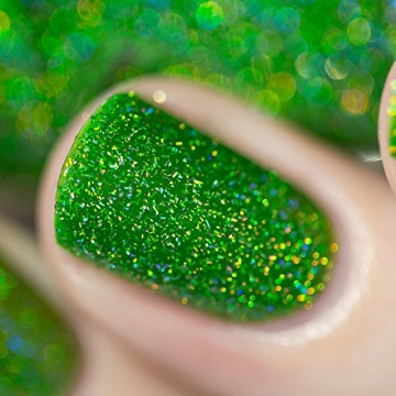 ILNP Someday Holographic Lime Green Nail Polish