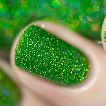 ILNP Someday Holographic Lime Green Nail Polish