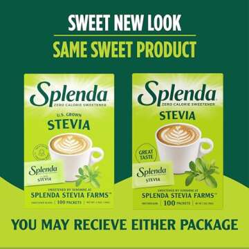 SPLENDA Stevia Zero Calorie Sweetener for Health Lovers