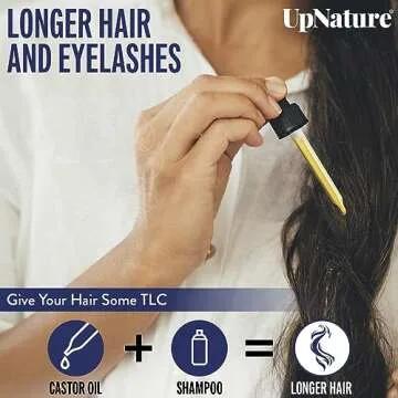 UpNature Castor Oil 4oz Pure Hair and Skin Care Solution
