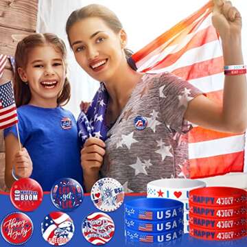 60 Patriotic Party Favors for Fourth of July Celebrations