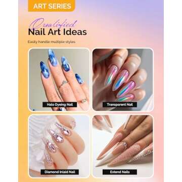 MelodySusie Mini UV Light for Gel Nails Flash Curing Cordless UV Nail Light Smart Sensor for Fast Nail Extension, Portable Art04M Rechargable UV LED Nail Lamp for Manicure Gel Nail Polish DIY Nail Art