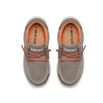 Bruno Marc Boys Slip-On Casual Comfortable Lightweight Loafer Shoes, Khaki - 13 Little Kid (SBLS2213K)