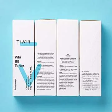 TIAM Vita B5 Toner, Deep Hydrating Toner Korean, Low pH Toner for Dry Sensitive Skin, Toner for Combination Skin, b5 Vitamin, Alcohol Free, Fragrance Free, 6.1 Fl Oz
