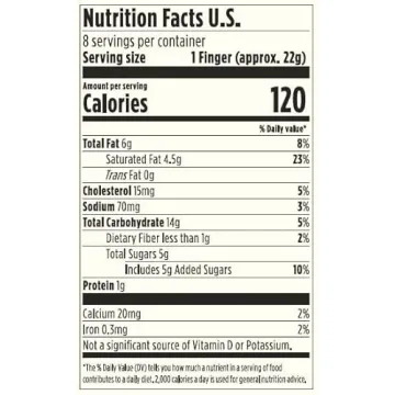 Handmade Original Scottish Shortbread Fingers in 6oz Box