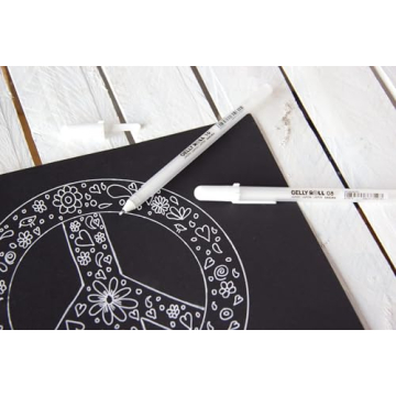 SAKURA Gelly Roll Bold 10 White Pen for Art & Crafts