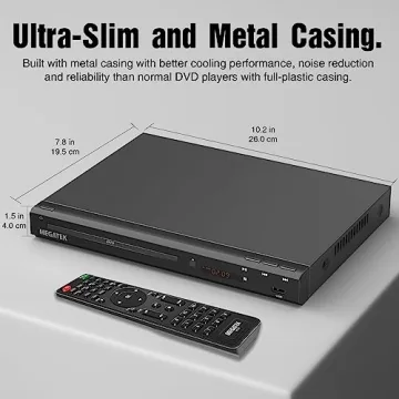 MEGATEK Region-Free DVD Player with HDMI & USB