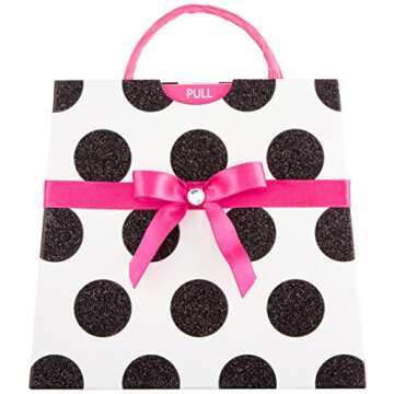 Amazon.com $25 Gift Card in a Polka Dot Reveal (Classic Black Card Design)