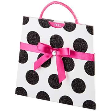Amazon.com $25 Gift Card in a Polka Dot Reveal (Classic Black Card Design)