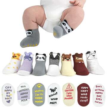 Baby Socks Gift Pairs for Newborns 0-3 Months
