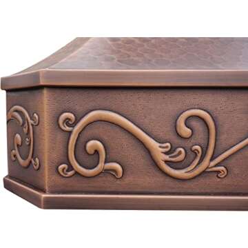 Custom Copper Range Hood with High CFM - SINDA