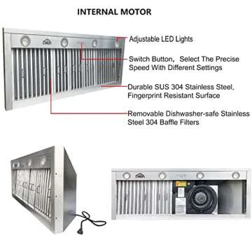 Custom Copper Range Hood with High CFM - SINDA