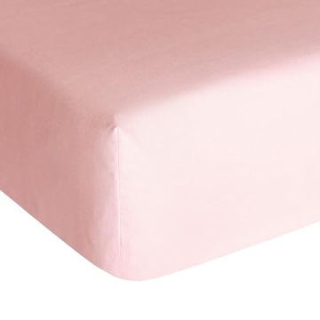 AYASW Fitted Sheet Only Queen Size Deep Pocket 16 Inches Bed Bottom Sheet 1 Piece Premium Soft and Cozy 1800 Brushed Microfiber Wrinkle Fade Resistant Breathable Easy Care Pink Holiday Decor