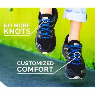 Caterpy RUN Elastic No-Tie Shoelaces for Easy Comfort and Fit