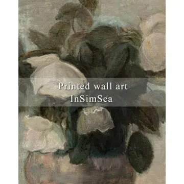 InSimSea Vintage Floral Canvas Wall Art Decor 12x16