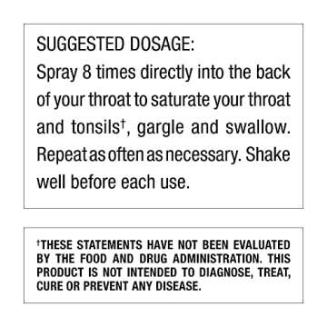 Dr. Schulze's Throat & Tonsil | Cool, Soothe & Protect | Herbal Supplement | Vegan & Kosher | Powerful & Effective | Easy Spray Nozzle | 1 oz Bottle