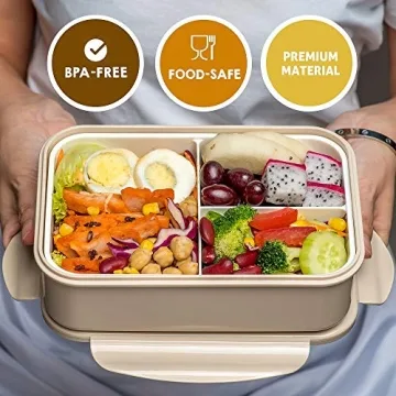 Bento Lunch Box for Adults Kids with Insulated Bag Utensils