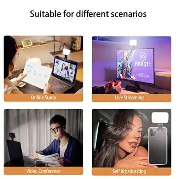 Rechargeable Selfie Light for iPhone - Perfect Lighting for All Needs