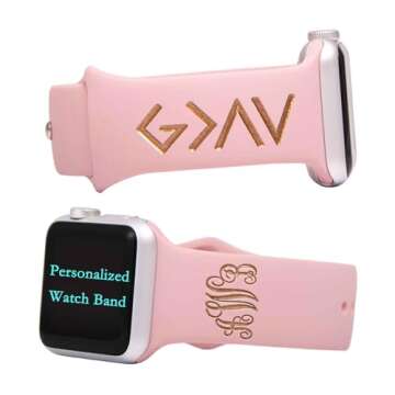 Personalized Apple Watch Band - Custom Engraving Gift
