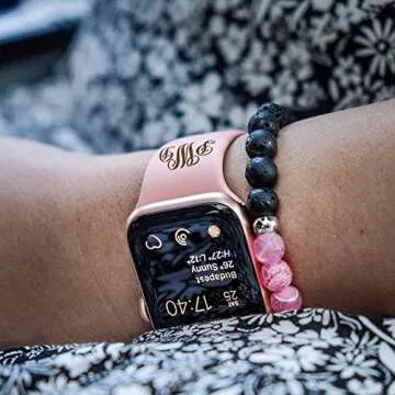 Personalized Apple Watch Band - Custom Engraving Gift